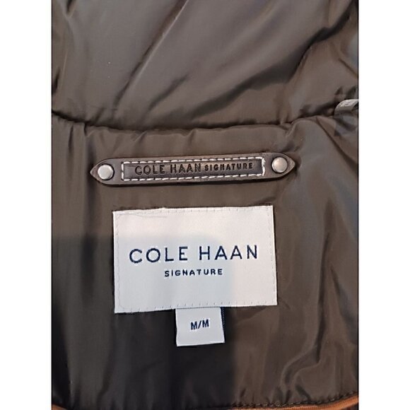 Cole Haan Signature Men's Mixed Media Quilted Olive Jacket/Size M, NWT - Picture 3 of 6
